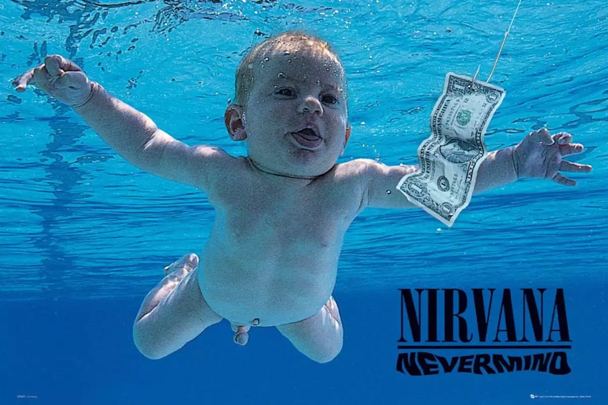 Portada del disco Nevermind de Nirvana