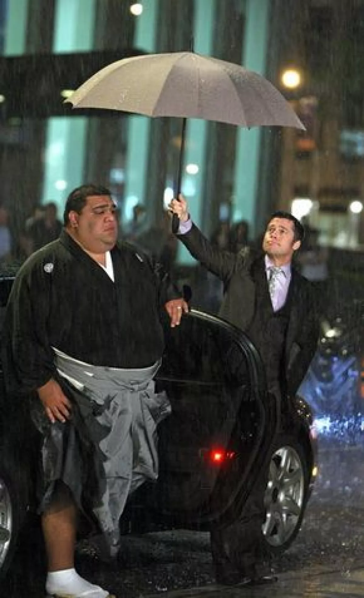 El actor grabó un comercial en Nueva York para la compañía de telecomunicaciones Softbank destinado para la televisión japonesa, en el que interpreta al mozo de un luchador de sumo.