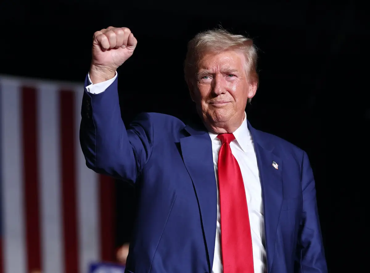 Donald Trump Holds Las Vegas Rally As He Campaigns For President