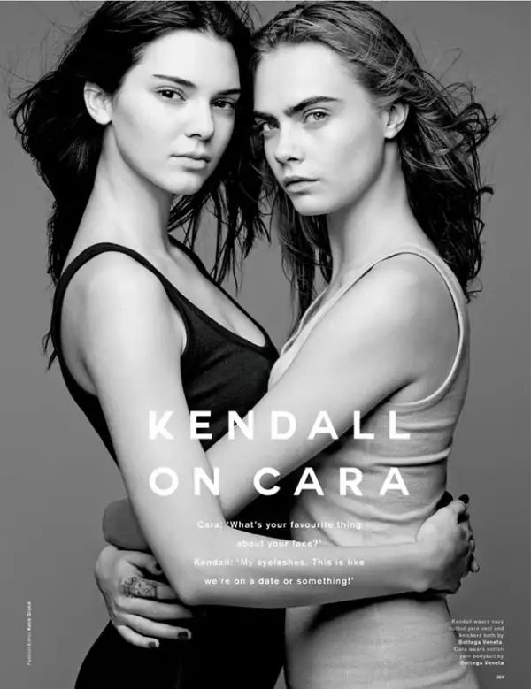 Kendall podría seguir el ejemplo de Cara Delevingne, quien dejó el modelaje por los mismos motivos.