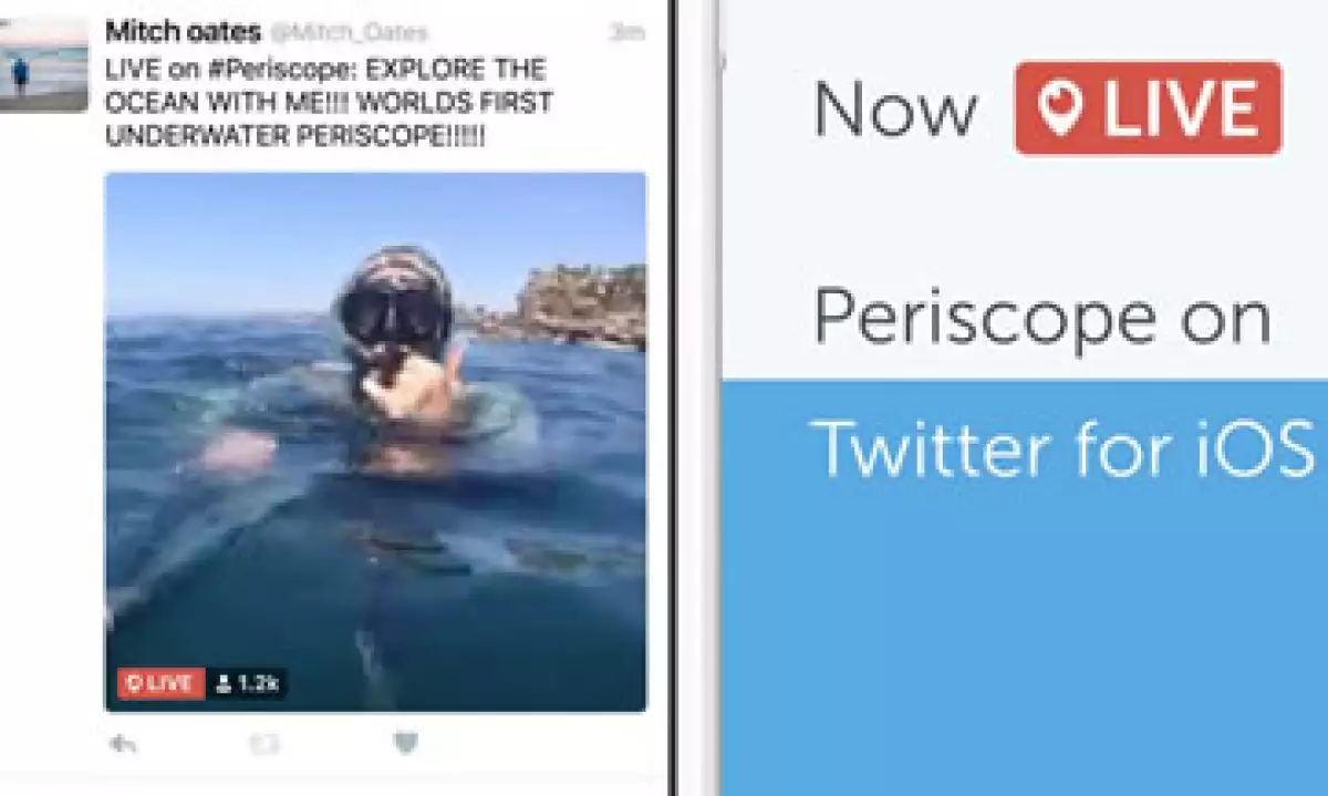 Las transmisiones comenzarán a verse en Twitter en los próximos días. (Foto: Cortesía/Periscope )
