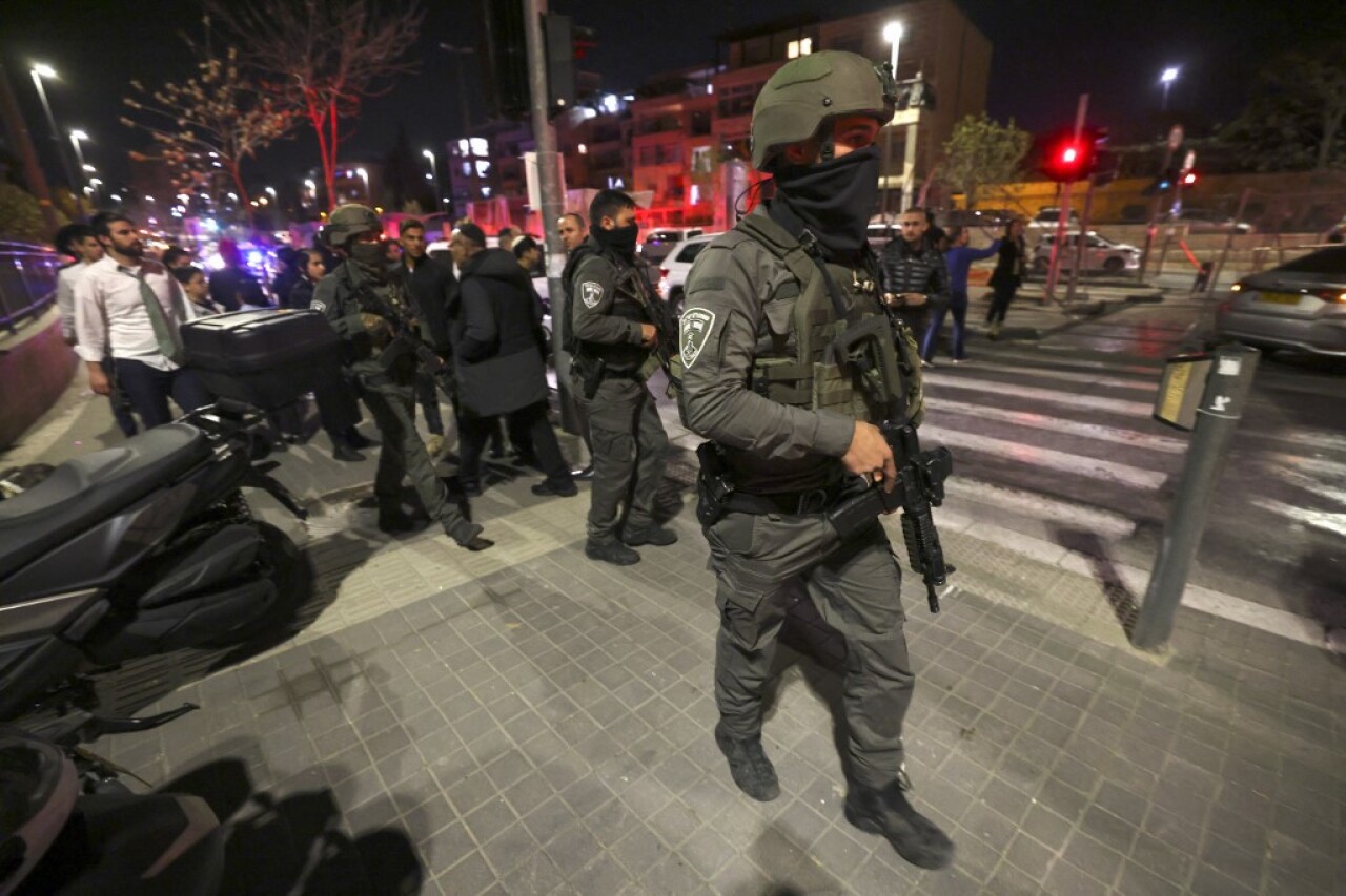 Seven dead in a shooting outside a synagogue in East Jerusalem