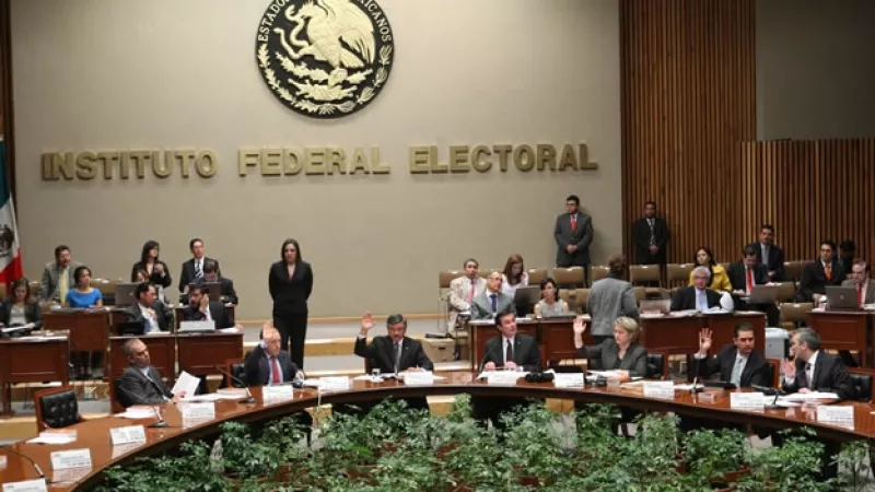 Reunión extraordinaria del consejo general del IFE