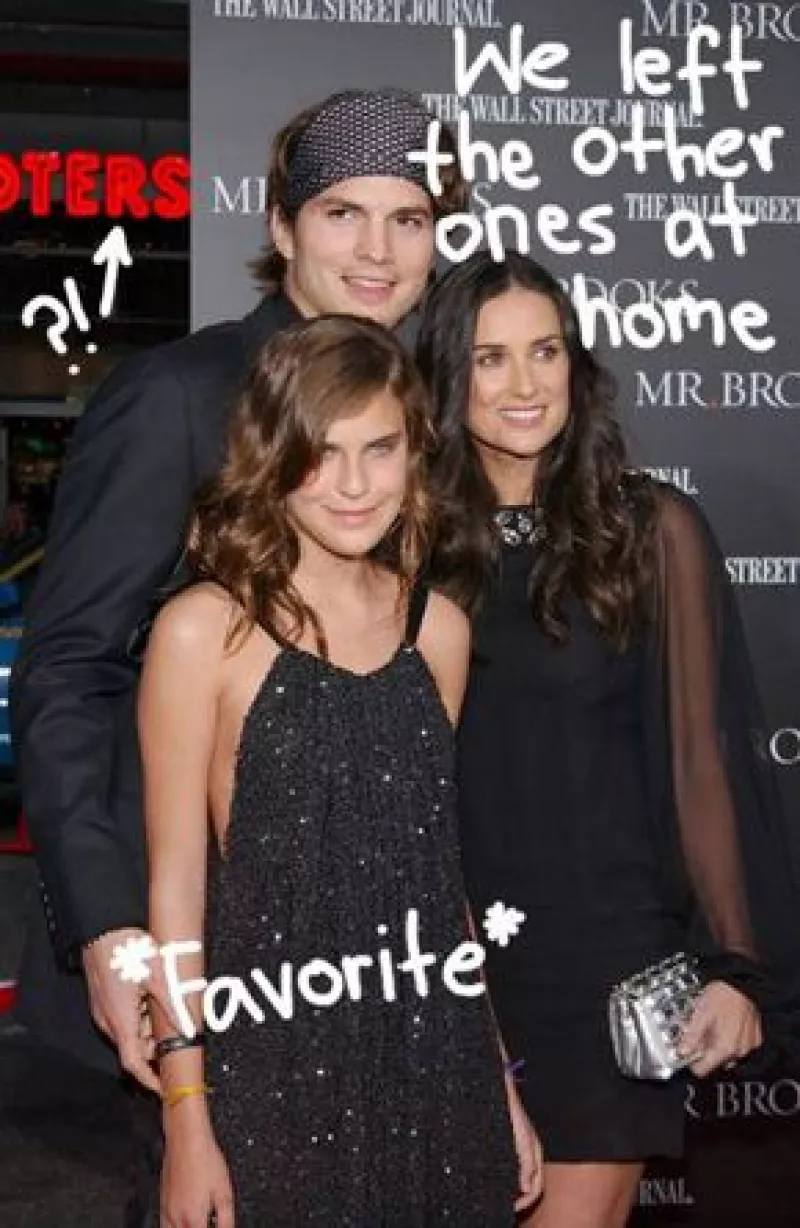 La actriz lo acusó de pornografía infantil pues no le causó ninguna gracia el hecho de que el blogger hubiera criticado a la más pequeña de sus hijas por su vestimenta.