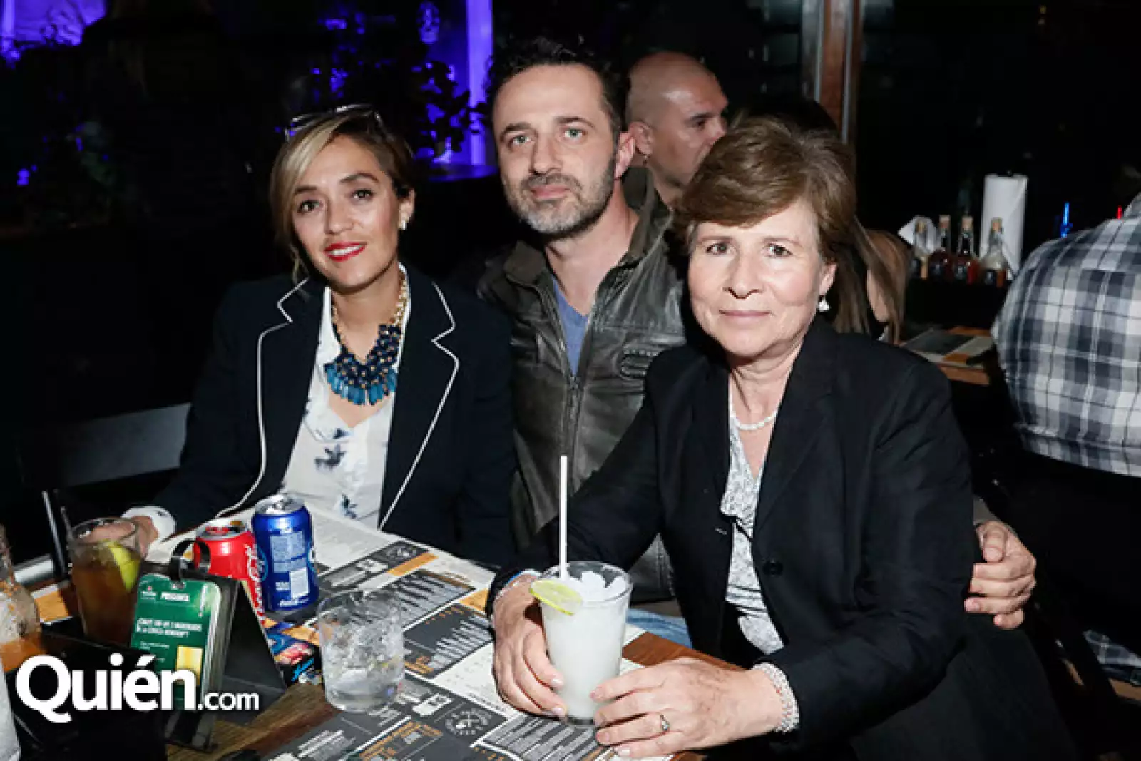 Alicia Ferrara, Jorge Bulos y Agustina San Pedro.