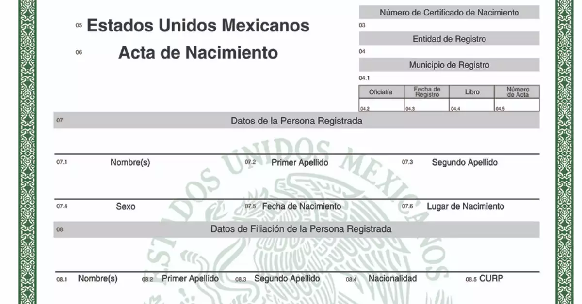 ¿Cuál es la diferencia entre acta de nacimiento certificada y actualizada?