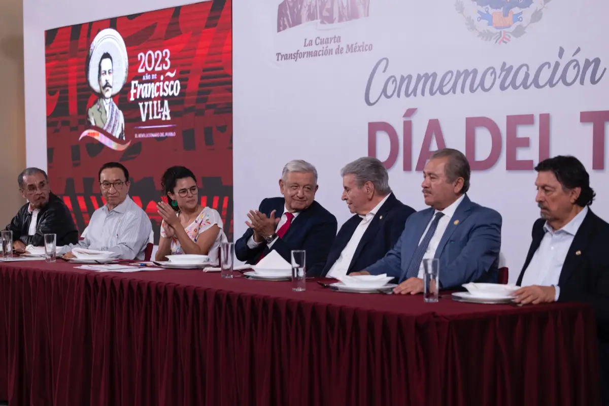 AMLO líderes sindicales