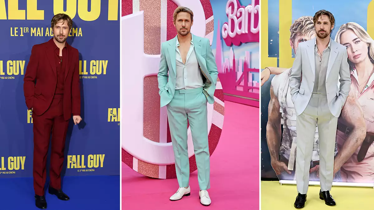 Ryan Gosling sigue la reina de moda favorita de la reina Isabel y ¡triunfa!