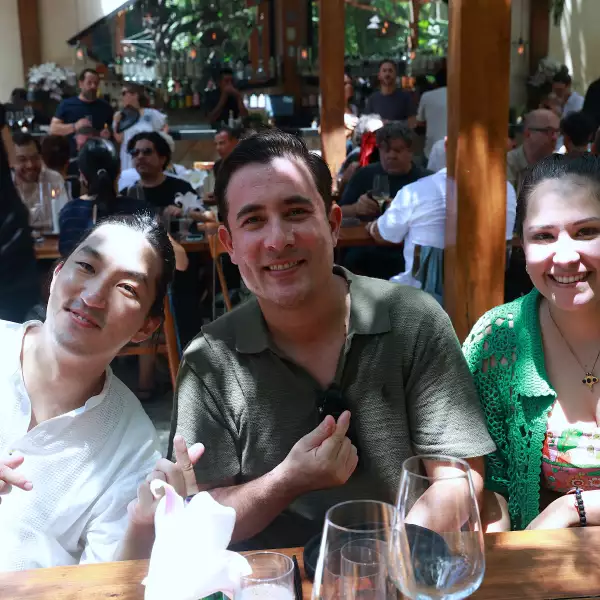 Jon Kwon, Allen Noveck  y María Fernanda Millán 