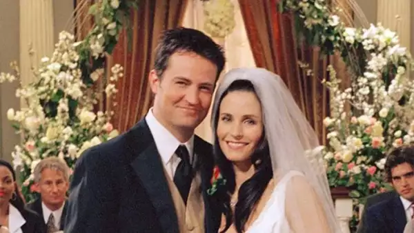 Matthew Perry y Courteney Cox