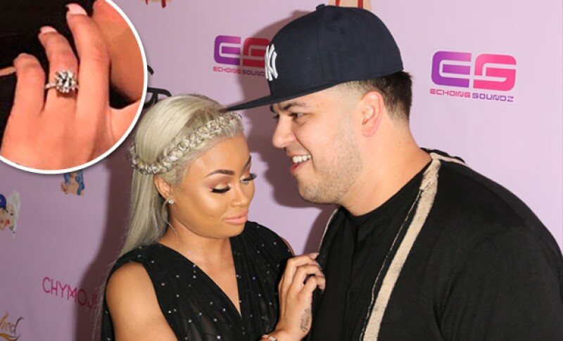El anillo de compromiso de Blac Chyna tiene un costo estimado de 325 mil dólares.