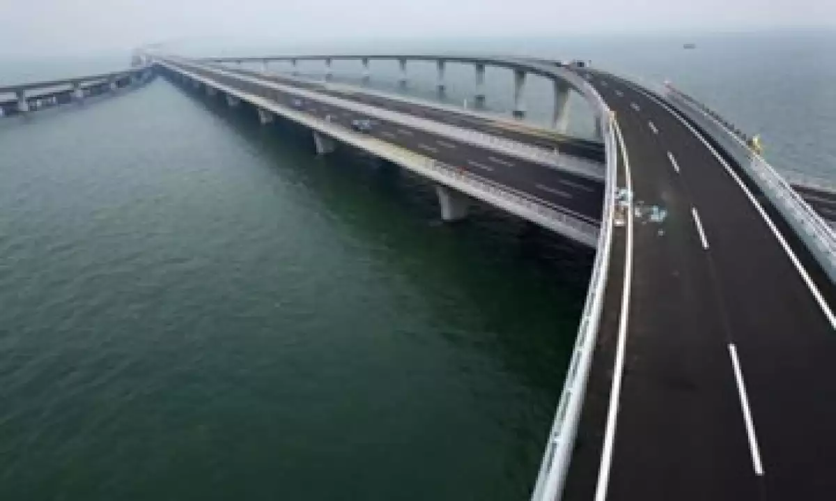 De acuerdo con los Récord Mundiales Guinnes, el puente más largo sobre agua estaba en Louisiana. La obra china es 4 km más larga. (Foto: Reuters)