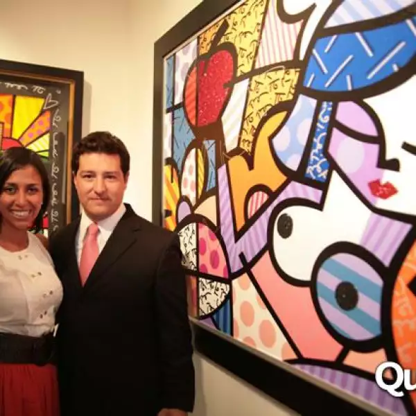 Inaguración exposicion Romero Britto