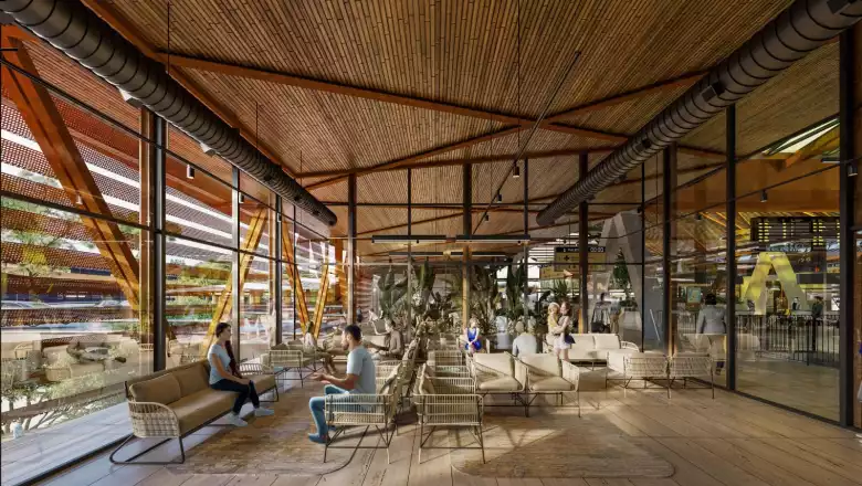 Así será la estación del Tren Maya en Palenque