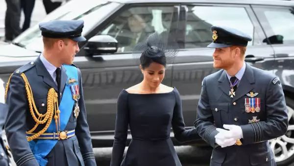 Príncipe William, Kate Middleton y el príncipe Harry