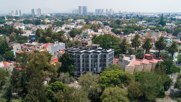 Edificio Camarones, a detalle