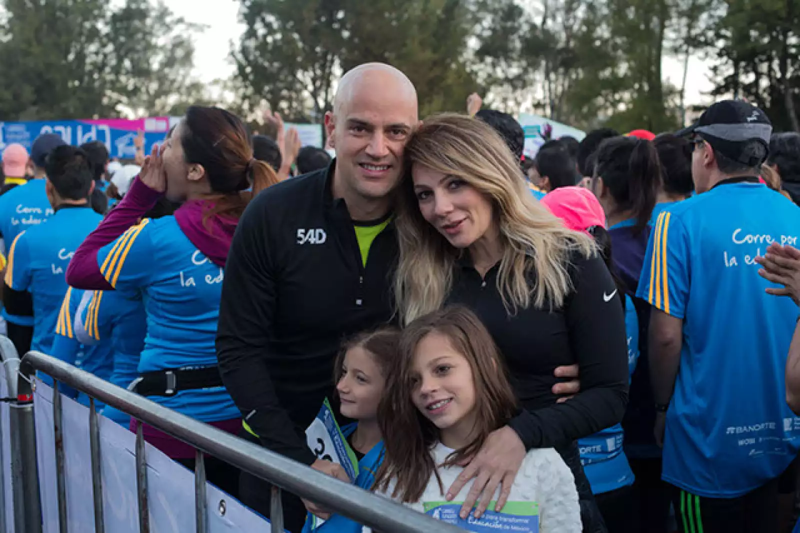 Manuel, Zarina, Hannah y Tamara Rivera