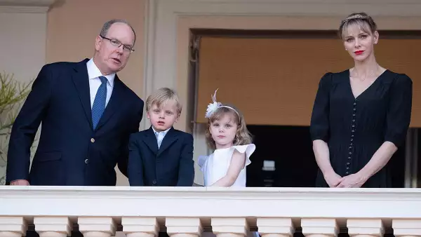 Alberto II, Jacques, Gabriella de Mónaco y Charlène de Mónaco