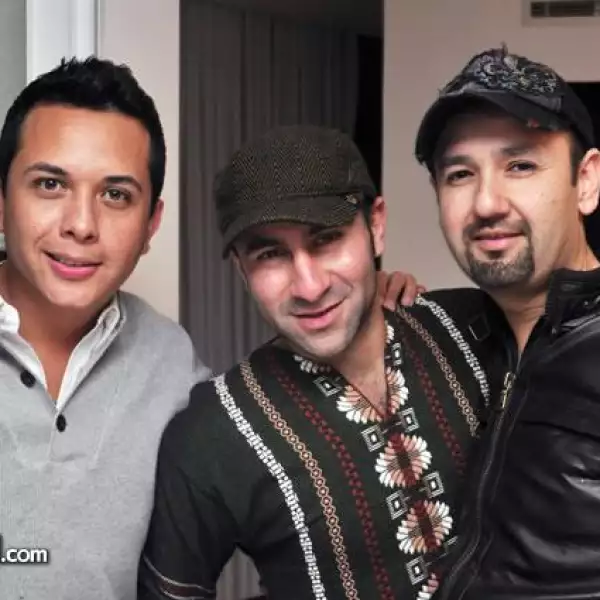 Mauricio Estrada,Javier Flores y Gastón Morales