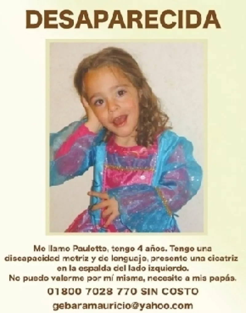 A 30 días de la desaparición de la hija de Mauricio Gebara y Lisette Farah, las autoridades siguen sin esclarecer el caso.