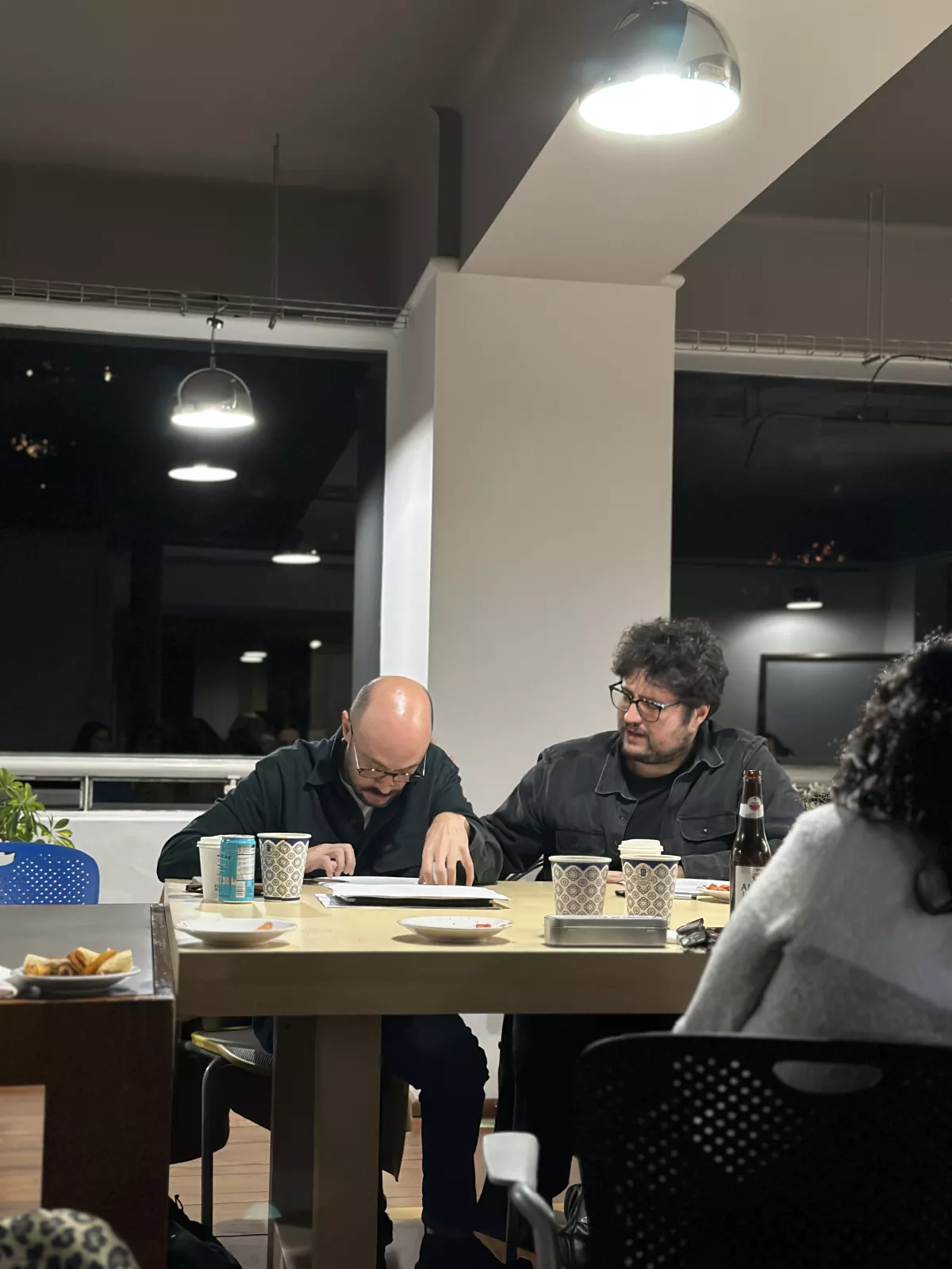 Lectura de guión de la adaptación de "Arte".