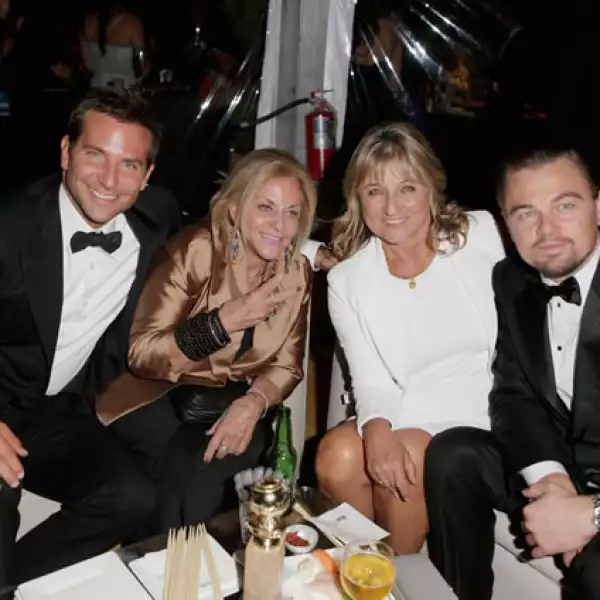 Bradley Cooper, Gloria Campano, Irmelin Indenbirken, Leonardo DiCaprio