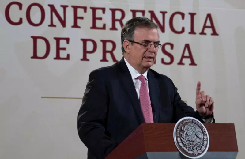 Marcelo Ebrard en conferencia de prensa