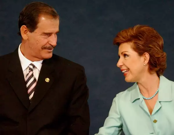 Vicente Fox y Martha Sahagún.