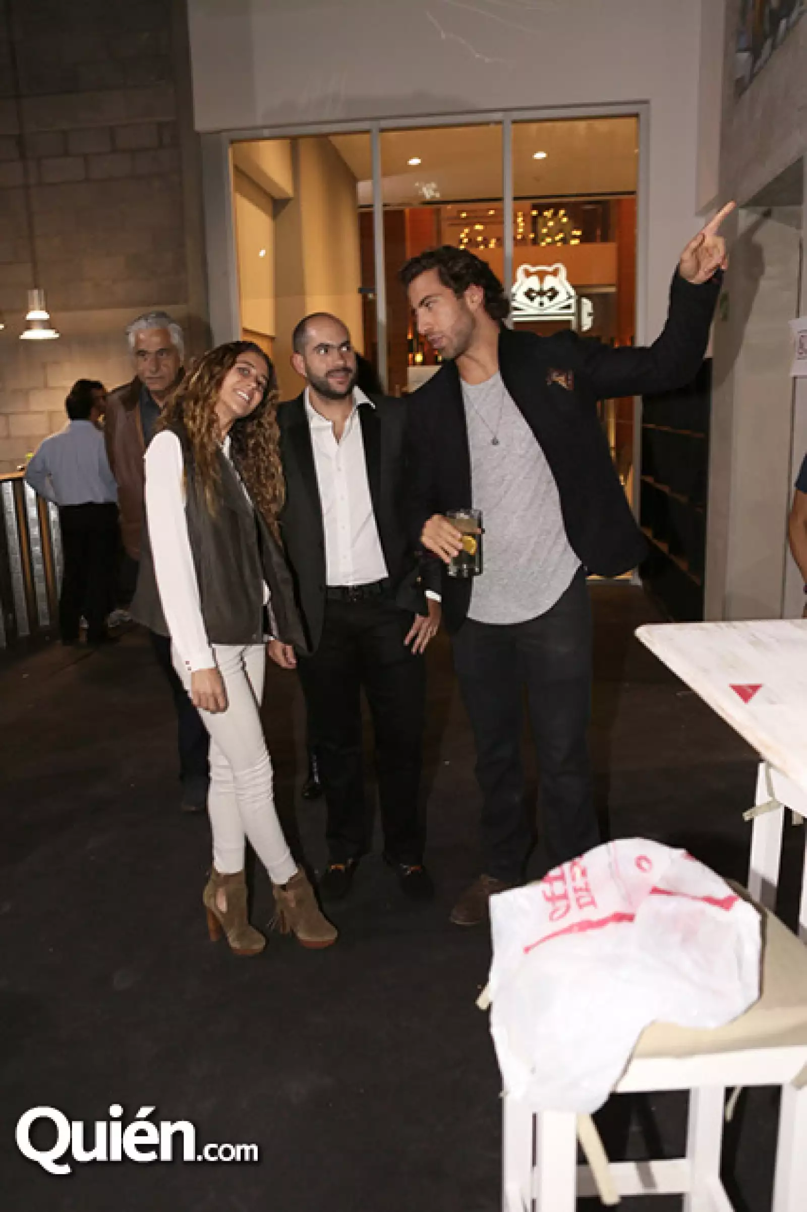 Daniela Azkenazi, Jaime Azkenazi y Jaime Tabachnik