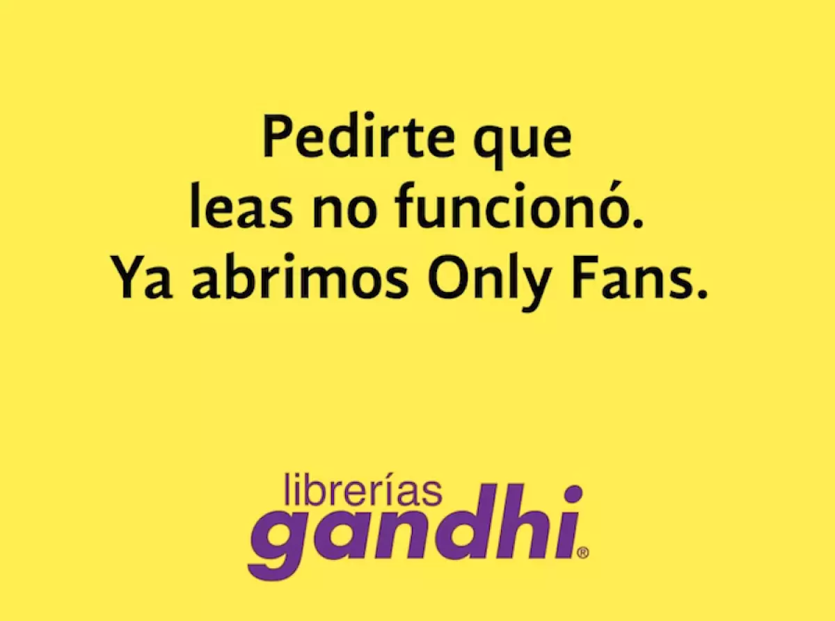 Publicidad de Gandhi