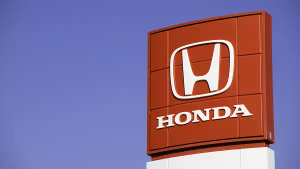 Honda Sign at Car Dealership