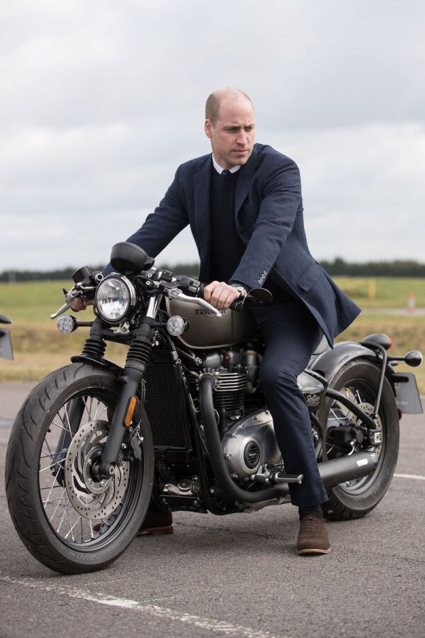 Prince William visits the Triumph Motorcycles and MIRA Technology Park, Hinckley, UK - 20 Feb 2018