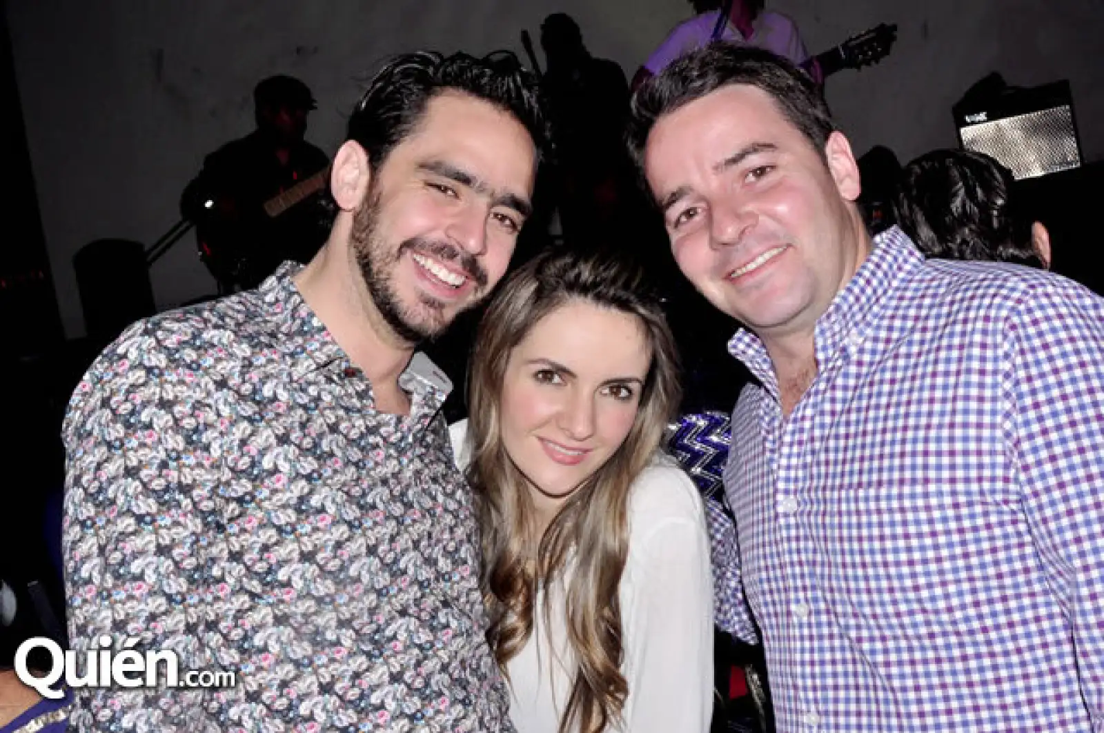 Francisco Peña, Natalia Muñoz y Agustín Landa