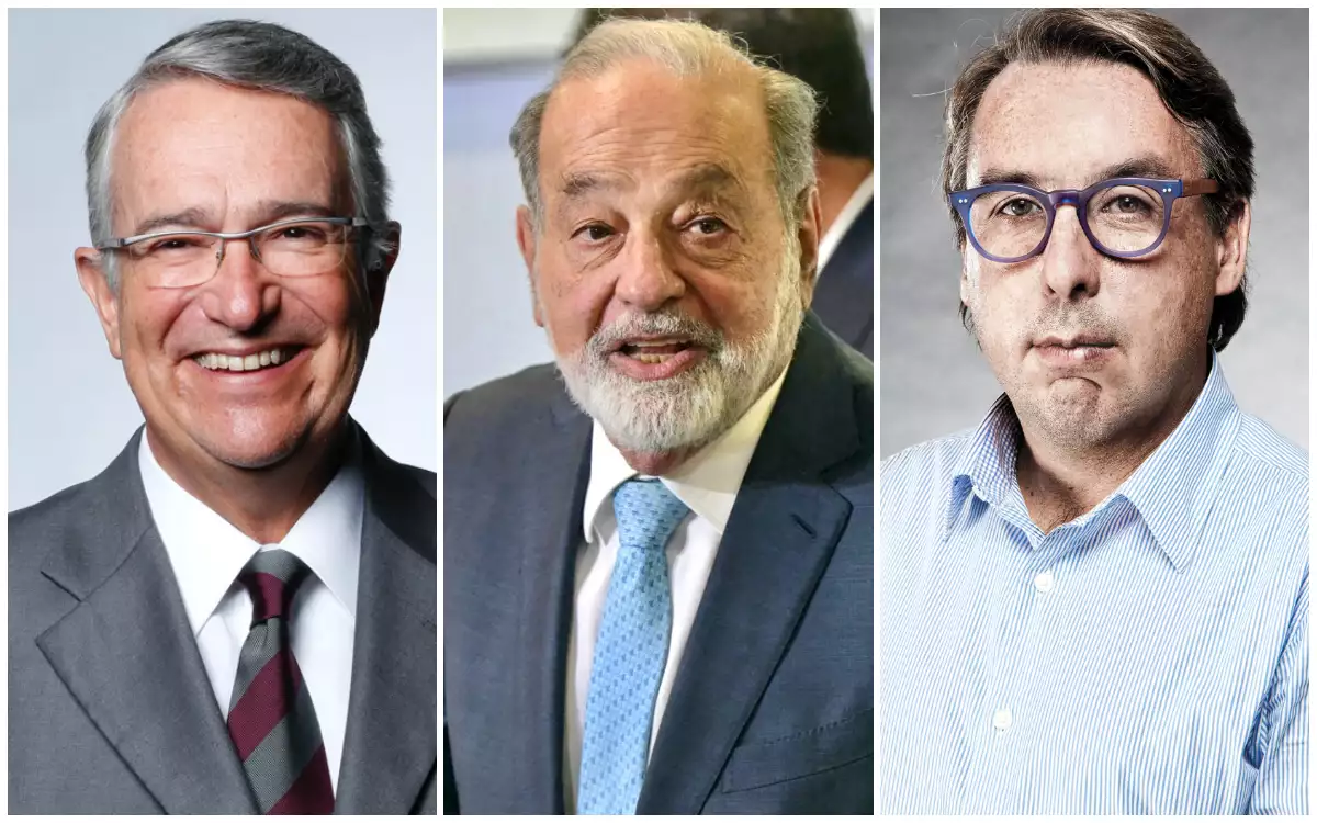 Slim, Azcárraga y Salinas Pliego