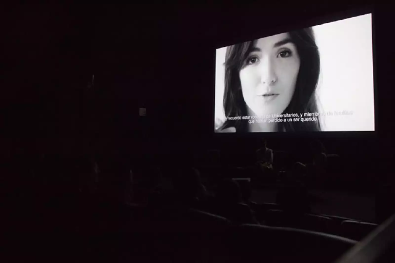 Durante el evento se realizó la proyección de un video donde Eréndira explica de dónde saca inspiración para alzar la voz.