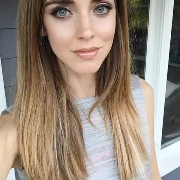Chiara Ferragni lista para un evento de Dior.