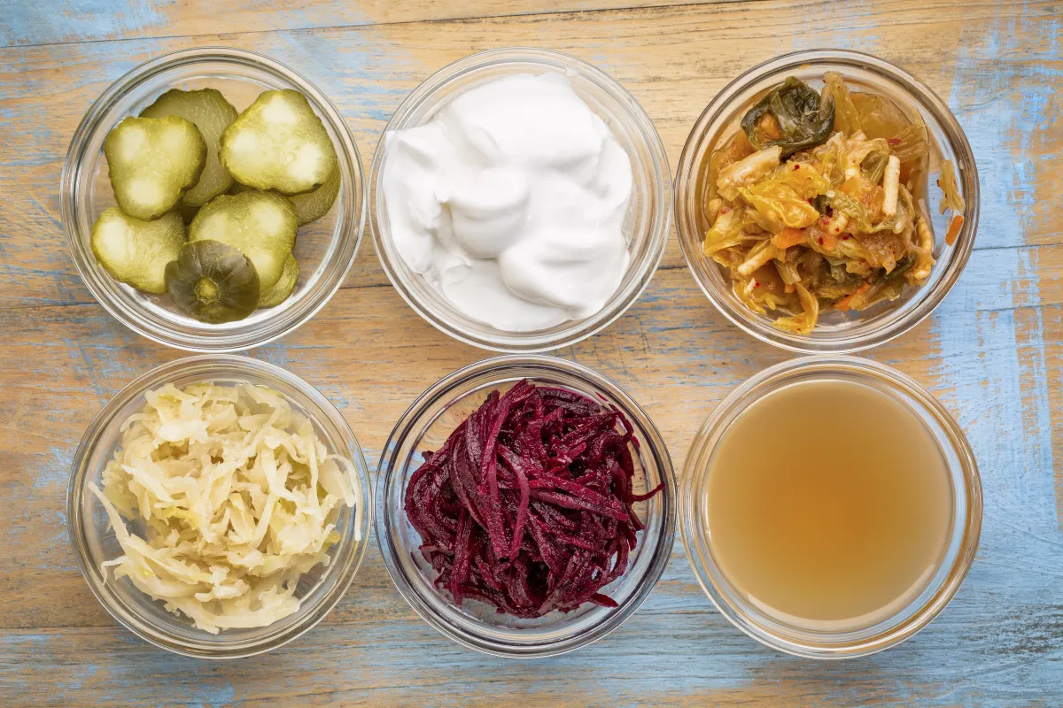 Alimentos con probióticos