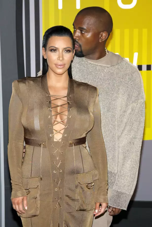 Kim Kardashian y Kanye West.