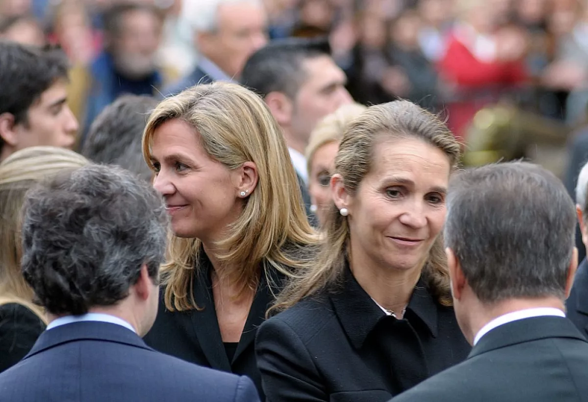 Infanta Cristina y la infanta Elena 