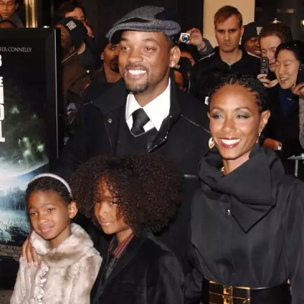 Will Smith, Jada Pinkett Smith, Jaden Smith y Wiilow Smith. Toda la familia fue a apoyar al pequeño Jaden, quien tiene un papel importante en la cinta.