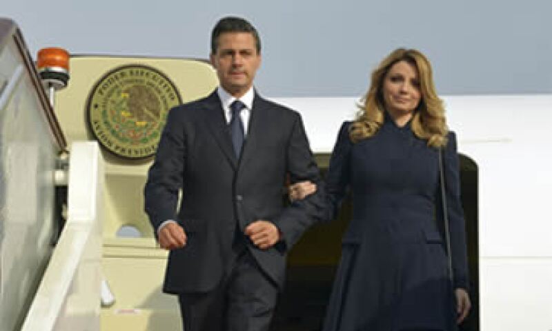 Angélica Rivera acompaña al presidente Enrique Peña en su gira por China. (Foto: Cuartoscuro )