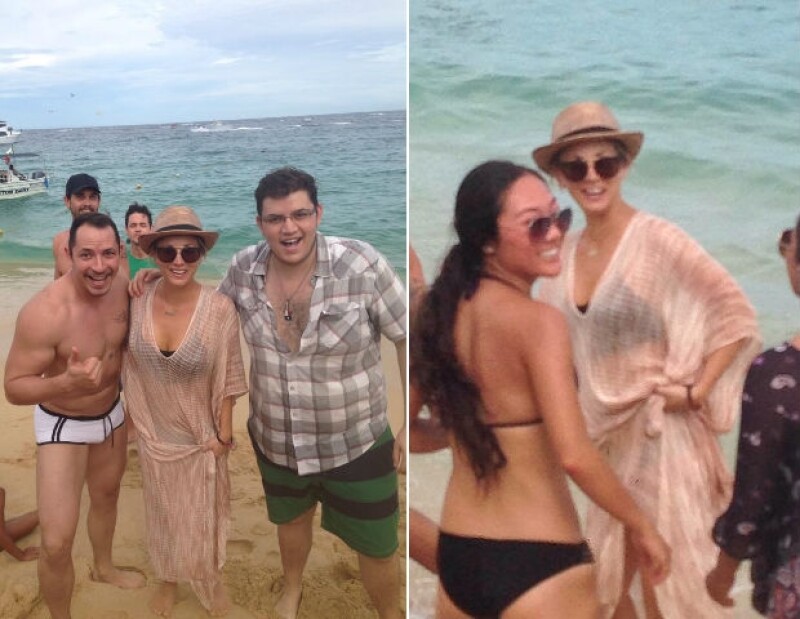 Kaley Cuoco lució relajada al disfrutar de Los Cabos entre amigas.
