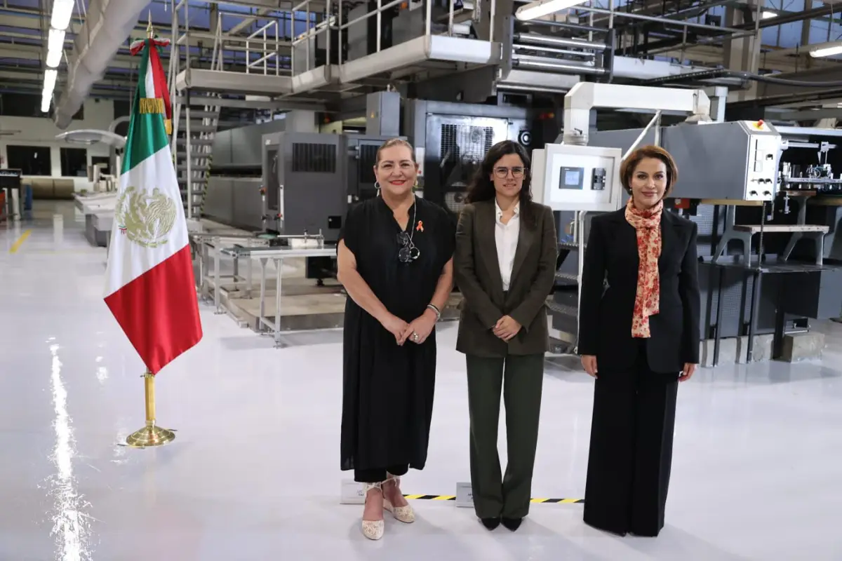 Ceremonia en Talleres Gráficos de México