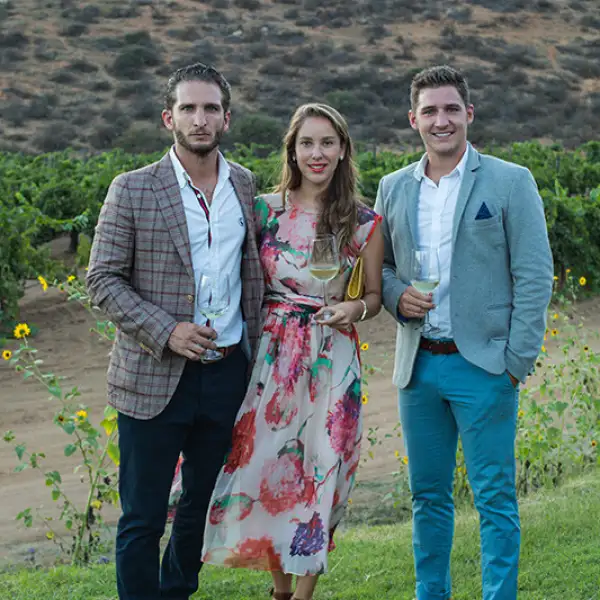 Vicente Gallent,Kristel Backhoff y Rubén Gallent
