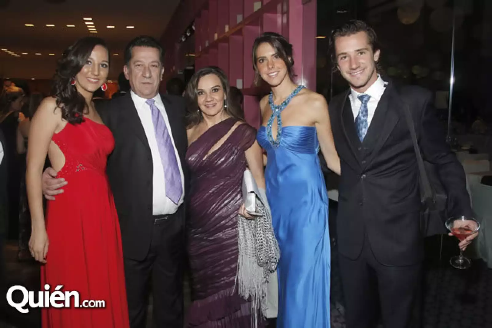 Ximena, José María y Canie Aja con Sofía Ruiz de Teresa y José María Aja