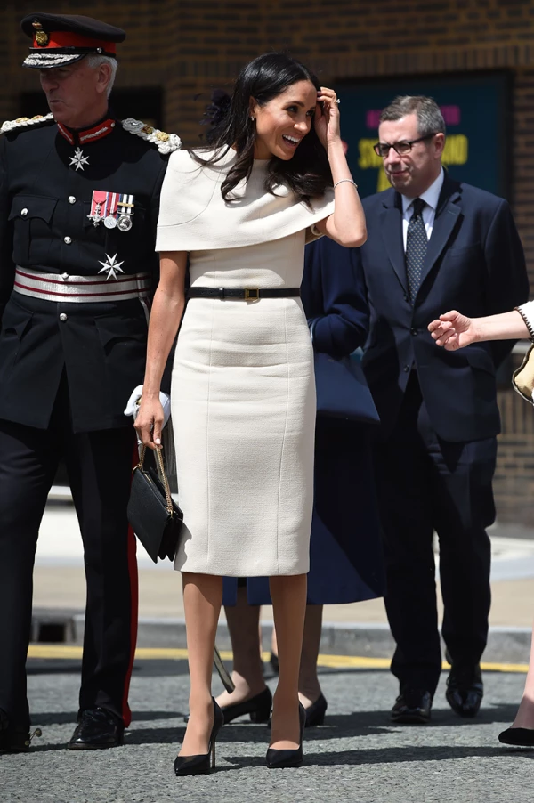 Queen Elizabeth II and Meghan Duchess of Sussex visit Cheshire, UK -