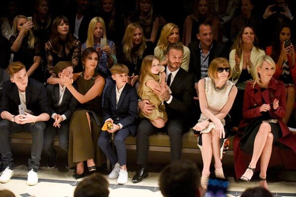 La familia es respetada en el mundo de la moda.