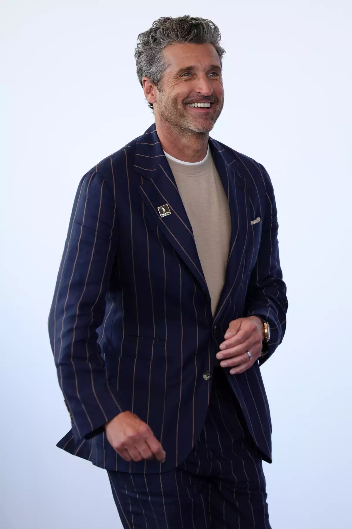 Patrick Dempsey en el photocall de "Ferrari".