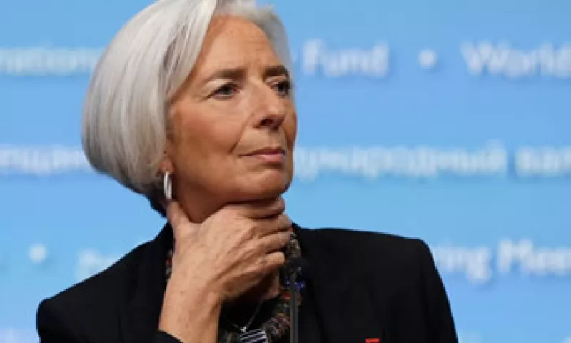 Christine Lagarde está involucrada en un caso donde supuestamente se  benefició el empresario francés Bernard Tapie.  (Foto: AFP)