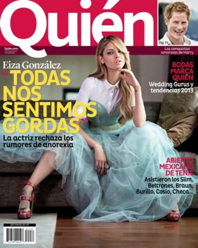 La cantante y actriz abre su corazón en una entrevista exclusiva para la revista Quién, en donde deja claro todo rumor sobre su supuesta anorexia.